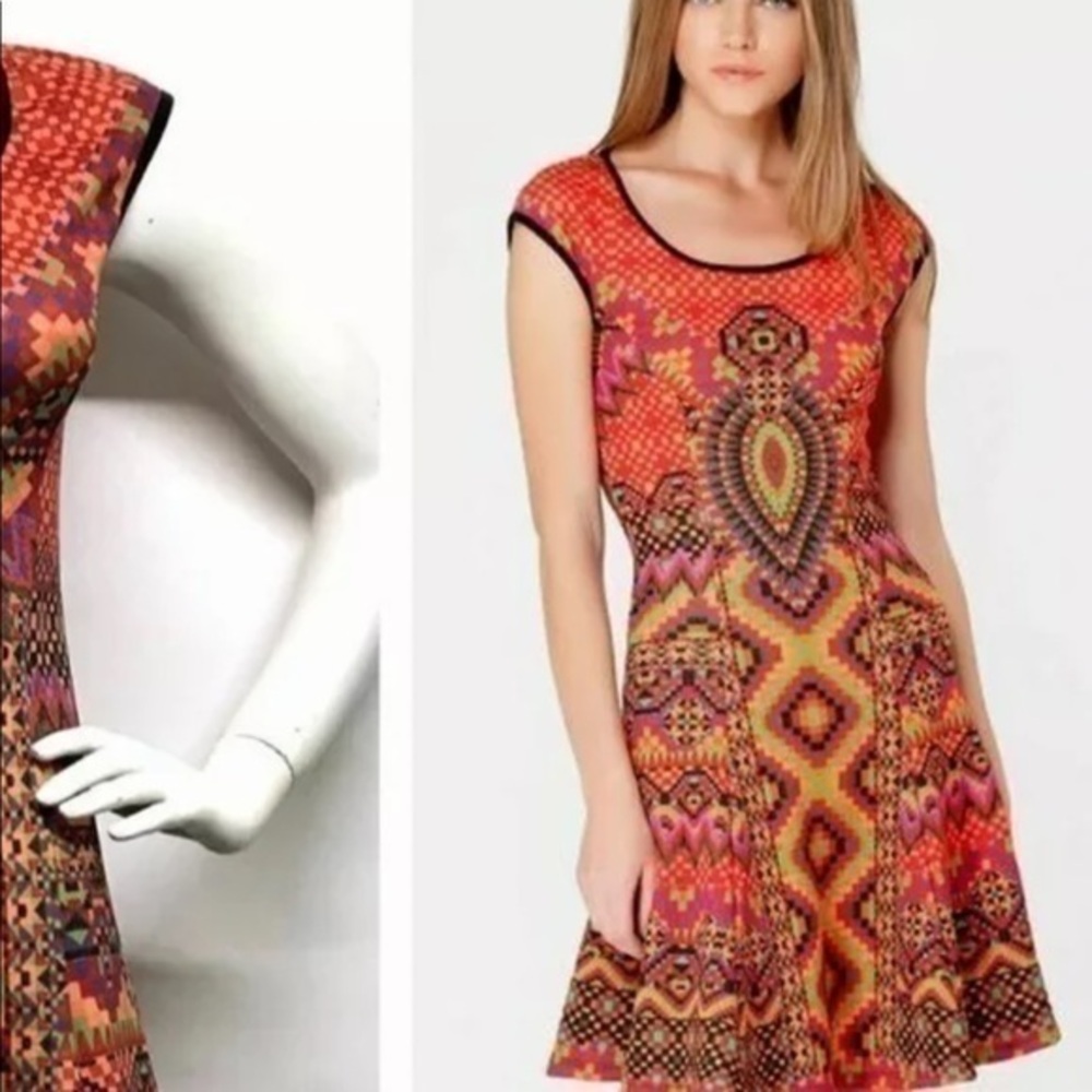 Hale Bob Faustine Scuba Dress Fit & Flare